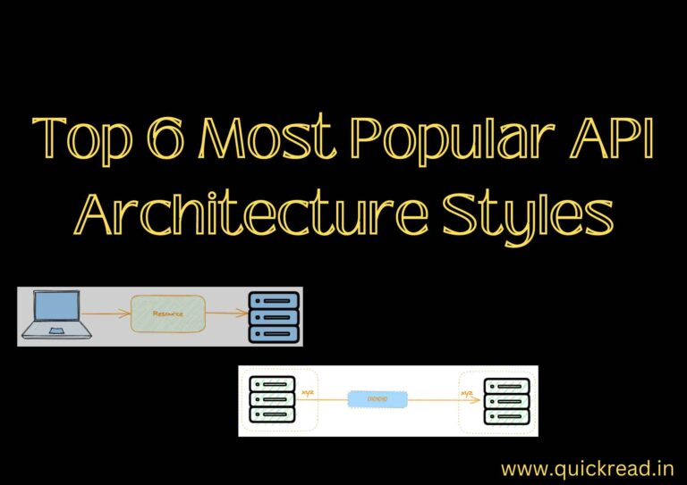 Top 6 Most Popular API Architecture Styles