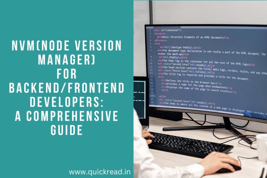 nvm(Node Version Manager) for BackendFrontend Developers A Comprehensive Guide